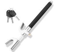 Turnart Steering Wheel Lock Universal Anti-Theft Device Retractable Steering Lock with 3 Keys for Auto/Truck/SUV/Van (Black)
