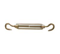 Turnbuckle 1pc M4/M5/M6/M8 Turnbuckle Bolt Hook Rigging Eye Screw Wire Rope Tensioning Tightener Tight Connector(C to C,M5)
