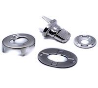 Turnbutton Fastener Cloth to Cloth kit Eyelet, Bases, Studs for Boat Canopy Canvas Cover Twist Fastener …