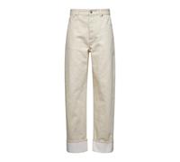 Turned Up Jeans - female - Bottega Veneta - Straight Fit Jeans - Beige - S - Jeans S