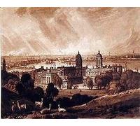 Turner A4 print London From Greenwich Engraved By Charles Turner 1773 1857 1811