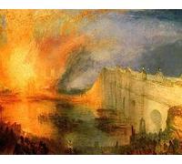 Turner A4 print The Burning Of The Houses Of Parliament 1 1834