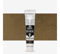 Turner : Acrylic Gouache Paint : 20ml : Antique Gold 76