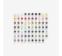 Turner : Acrylic Gouache Paint : Hand Painted Colour Chart