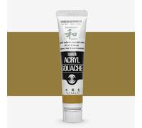 Turner : Acrylic Gouache Paint : Japanesque Texture : 20ml : Japanesque Dark Yellow 349