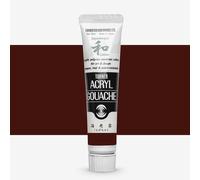 Turner : Acrylic Gouache Paint : Japanesque Texture : 20ml : Japanesque Deep Brown 339