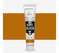 Turner : Acrylic Gouache Paint : Japanesque Texture : 20ml : Japanesque Yellow Brown 334