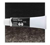 Turner : Artist's Watercolour Paint : 15ml : Ivory Black