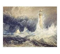 Turner Bell Rock Lighthouse Unframed Wall Art Print Poster Home Decor Premium