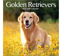 TURNER PHOTOGRAPHIC Golden Retrievers 12x12 Photo Wall Calendar (26998940022)