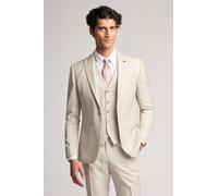 Turner Slim Fit Stone Sharkskin Suit Jacket Ted Baker Nude 50R