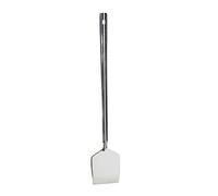 Turner Spatula Stainless Steel Food Turner Turning Spatula Long Handle Dosa Palta Chapati Roti Tavetha Pancake Crepe Burger Omelette Flipper Spatula Turner Scraper Utensil (32.5cm x 5.7xm)