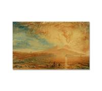 Turner Style Romantic Landscape Canvas Art. B13. 28x44in. Only Canvas