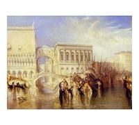 Turner Venice The Bridge Of Sighs Large Art Print Poster Wall Decor Premium Mural