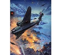 Turner War WWII Hudson Bombers Raid Painting Unframed Wall Art Print Poster Home Decor Premium