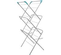 Turners 3 Tier Indoor Airer, 14m Laundry Dryer Concertina Indoor Outdoor Patio Horse