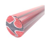 Turners' Mill Red Polyester Turning Blank - 150 x 45 x 45mm (6 x 1.75 in)