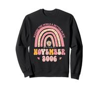Turning 19 Retro November 2006 19th birthday for women Sweatshirt