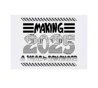 'Turning 2025 into Legacy' Temporary Tattoo - Water Resistant, Skin-Safe, Non-Toxic Transfer (TO00081047)