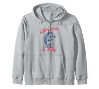 Turning 50 Hedgehog Daisy Funny Sarcastic 50th Birthday Gag Zip Hoodie