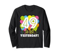 Turning 50 Humour for Midlife Party A Funny 50th Birthday Long Sleeve T-Shirt