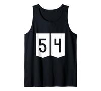 Turning 54 Birthday Shirt 54th Birthday Gift T-Shirt Tank Top