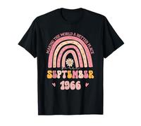 Turning 59 Retro September 1966 59th birthday for women T-Shirt
