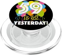Turning 60 Humour for Midlife Party A Funny 60th Birthday PopSockets PopGrip for MagSafe