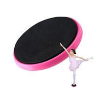 Turning Boards - Figure Skating Balance, Rotating Plate Practice | Pirouette Disc Boards With Non Slip Surfaces, Ballet Dance, Cheerleaders, Gymnasts & Figure Skaters (5.2in)(Pink, Green)