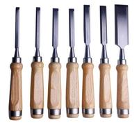 Turning Chisel Set, Carving Chisel Set, 7pcs Wood Chisel Set for Woodworking