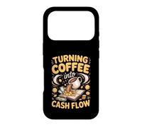 Turning Coffee Into Cash Flow Finance Manager Accounting Case for iPhone 17 Pro