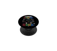 Turning Coffee Into Code Programmer PopSockets Adhesive PopGrip