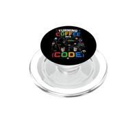 Turning Coffee Into Code Programmer PopSockets PopGrip for MagSafe