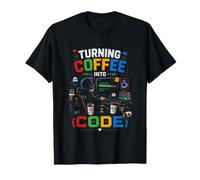 Turning Coffee Into Code Programmer T-Shirt