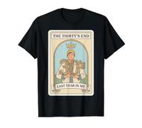 Turning Forty Last Year in My Thirties Milestone Celebration Value Graphic T-Shirt, Men, Black, L