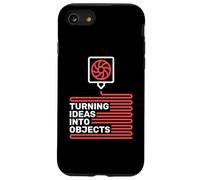 Turning Ideas Into Objects - 3D Printer Printing Case for iPhone SE (2020) / 7/8