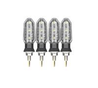 Turning Indicators For Cafe Racer Motorcycle LED Turn Light 8mm Amber Turn Lamp 12V Moto Light(4color2)