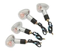 Turning Indicators For Suzuki Boulevard M109R M50 M90 M95 | C109R C50 C90 Marauder VZ800 VZ1600 Motorcycle Turn Signal Light Indicator Lamps(Clear,4 Pcs)