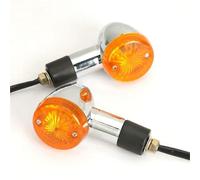 Turning Indicators Lamp 2/4pcs Motorcycle Turn Signals Lights For Kawasaki For Vulcan VN 500 750 800 900 1500 1600 1700 2000 Turning Indicators Blinker Lamps Turn Signal Light(Amber,2 PCS)