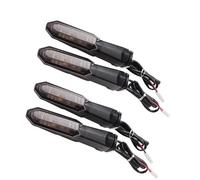 Turning Indicators Lamp Motorcycle Turn Signals Indicator Light For Kawasaki For NINJA 1000 For ZX-6R 125 250/300 400 650 Front Rear Turning Indicators Lamp Turn Signal Light(Smoke,4 PCS)