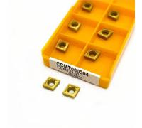Turning Insert 10pcs CCMT060204 UE6020 VP15TF Internal turning tool Carbide insert metal lathe tools high quality Cutting tool CCMT06 turning insert CNC Carbide Inserts(CCMT060204 UE6020)