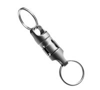 Turning Key Chain, Removable Backpack Attachment Rings, Rotating Keychain Clip, Portable Key for Men, Women Transform Key Rings Connector, Removable Car Pendant Keyrings