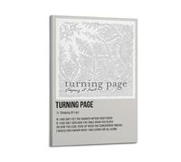 Turning Page by Sleeping at Last Poster Wall Art Aesthetic Cover Poster Design Painting for Living Room Bed Room 20x30inch(50x75cm) Frame-style