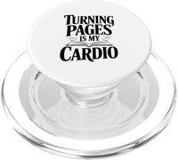 Turning Pages is My Cardio Book Lover PopSockets PopGrip for MagSafe