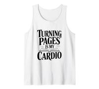 Turning Pages is My Cardio Book Lover Tank Top