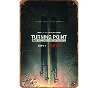 Turning Point: 9/11 and the War on Terror TV Series Poster Metal Sign Tin Metal Retro Wall Decor for Home,Street,Gate,Bars,Club ,Restaurants,Cafes,Store Pubs Sign Gift 8 X 12 INCH Metal Sign