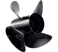 Turning Point Propellers 21431730 Hustler 4-Blade Aluminum Propeller for 40-150 HP Engines with 4.25" Gearcase - 13.25" x 17", Right Hand Prop LE1/LE2-1317-4