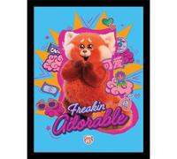 Turning Red Freakin Adorable Framed Poster Turning Red Multicolor