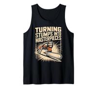 Turning Stumps Into Masterpieces Chainsaw Art Tank Top
