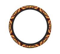 Turning The Flame Double-Layer Thick Steering Wheel Cover, 100% Polyester, 15 feet in Diameter